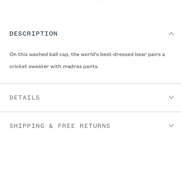 NWT RALPH LAUREN POLO BEAR CHINO POLO BEAR HAT This Hat Is SOLD OUT - Picture 5 of 6